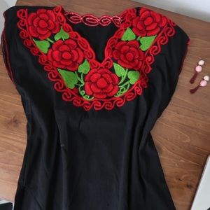 Embroidered top